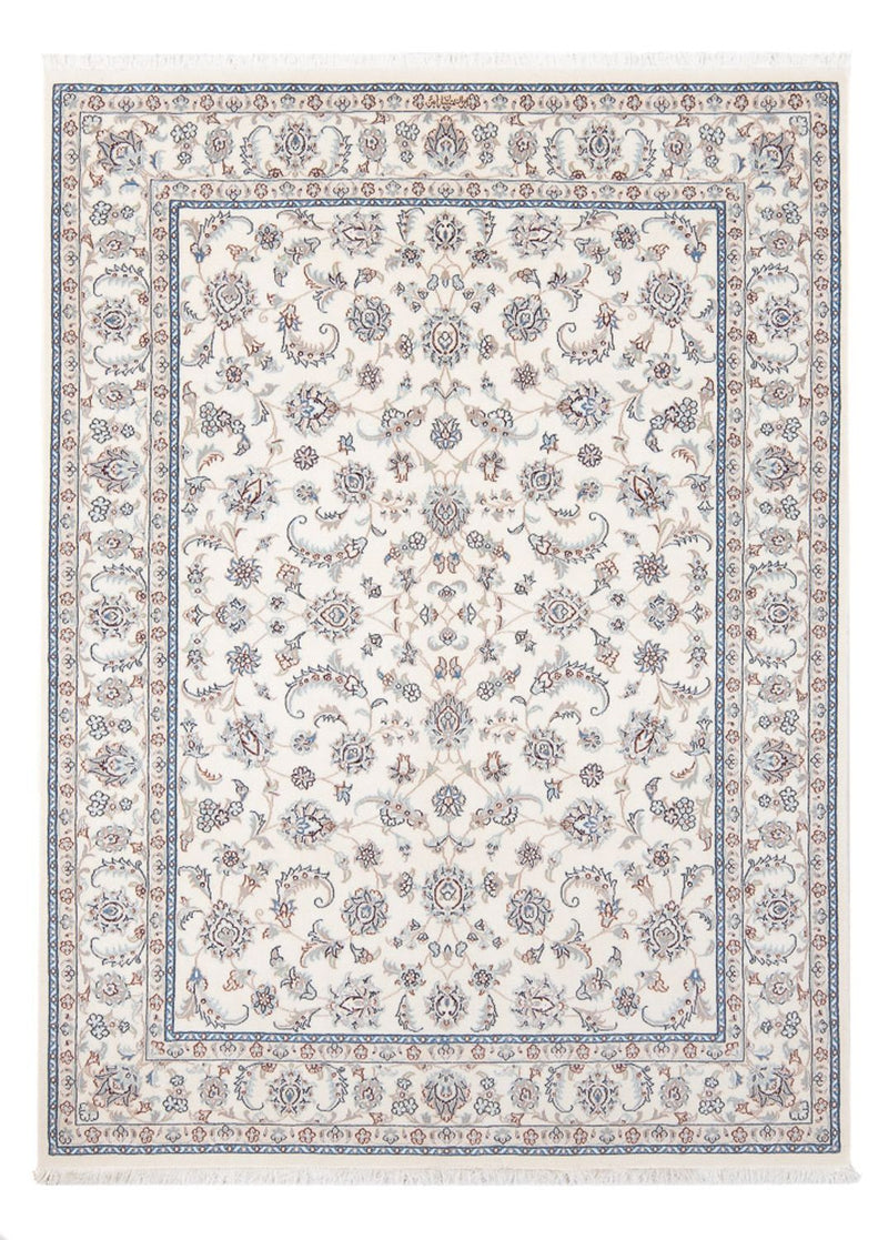 Perserteppich - Nain - Premium - 201 x 148 cm - creme