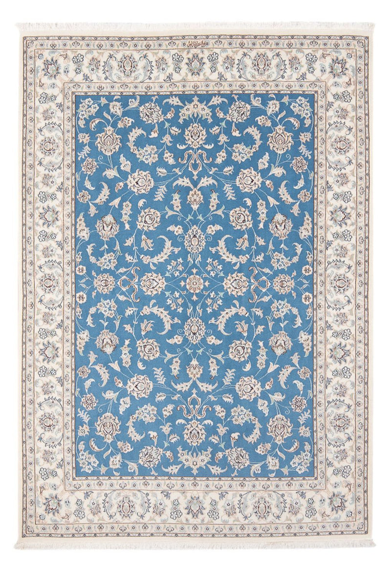 Perserteppich - Nain - Premium - 203 x 150 cm - blau