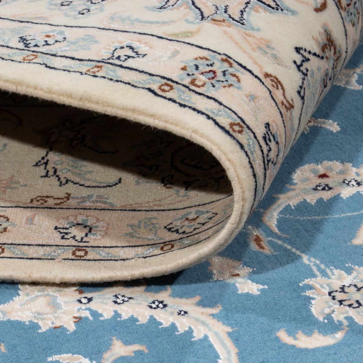 Perserteppich - Nain - 240 x 170 cm - blau