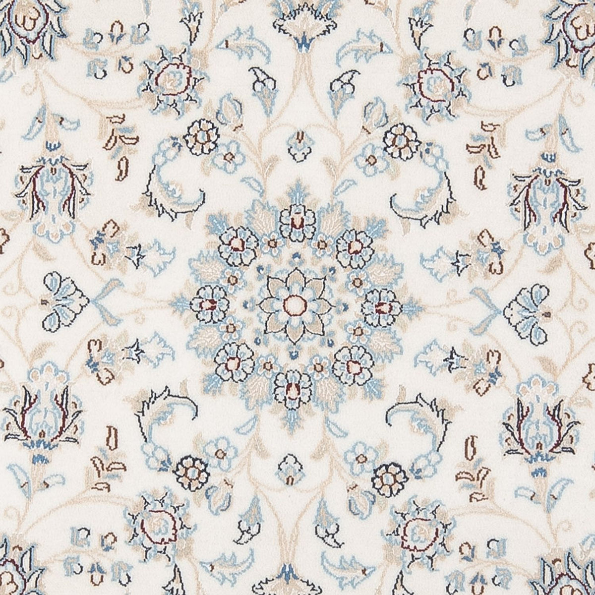 Perserteppich - Nain - Premium rund - 149 x 149 cm - creme