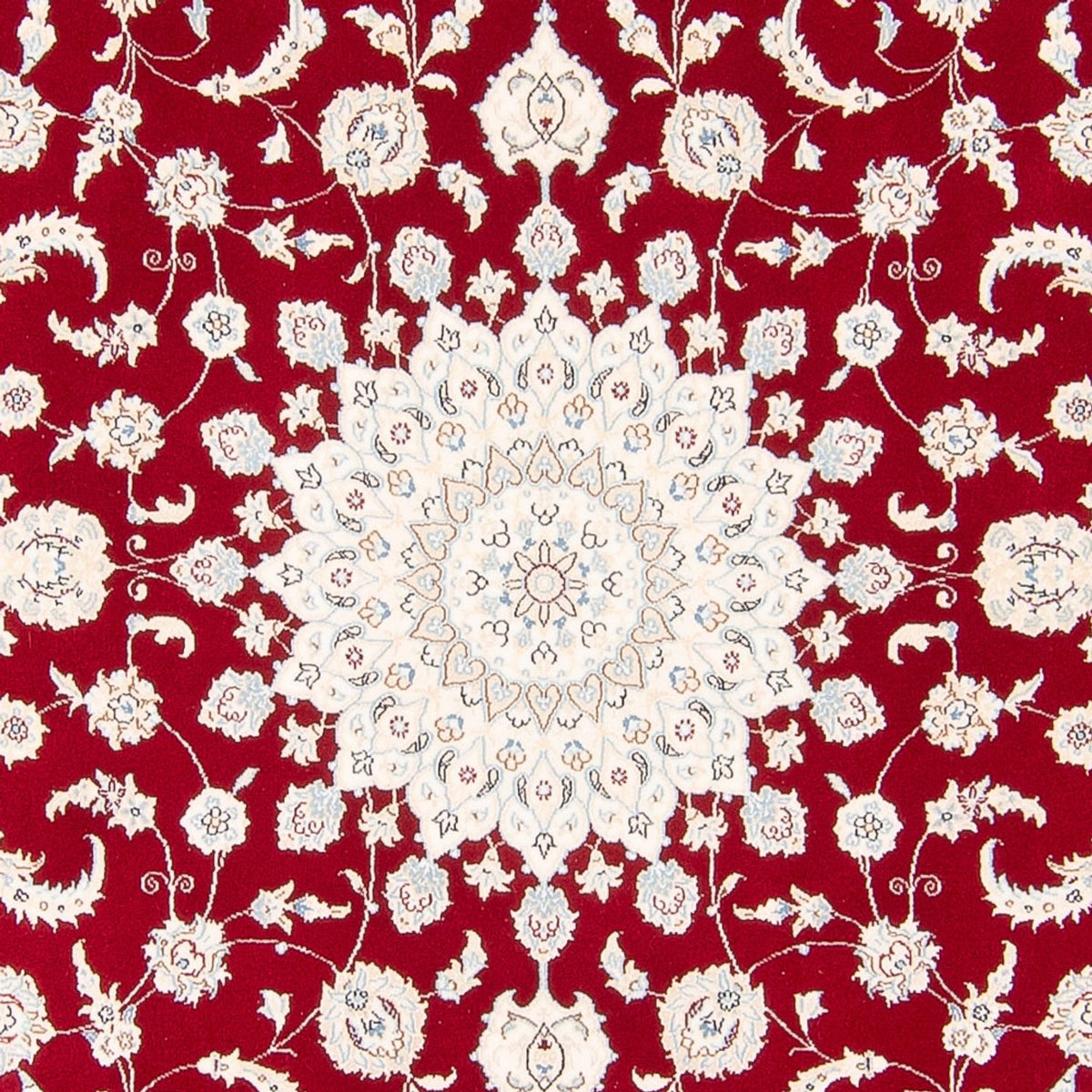 Perserteppich - Nain quadratisch  - 210 x 194 cm - rot