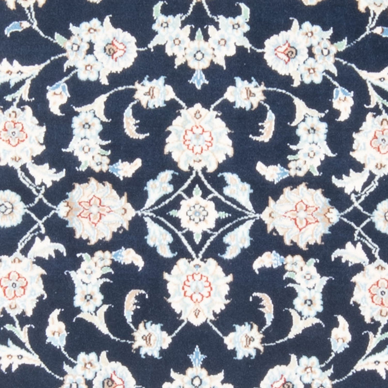 Läufer Perser - Nain - Royal - 203 x 80 cm - dunkelblau