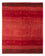 Gabbeh Teppich - Perser - 183 x 152 cm - rot