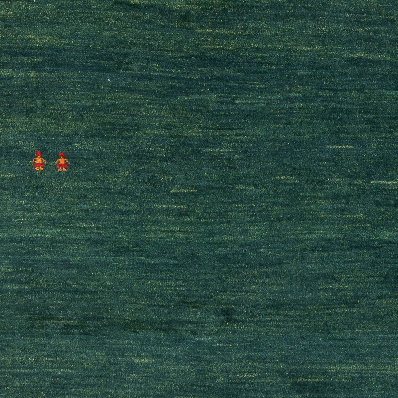 Gabbeh Teppich - Perser - 205 x 140 cm - dunkelgrün