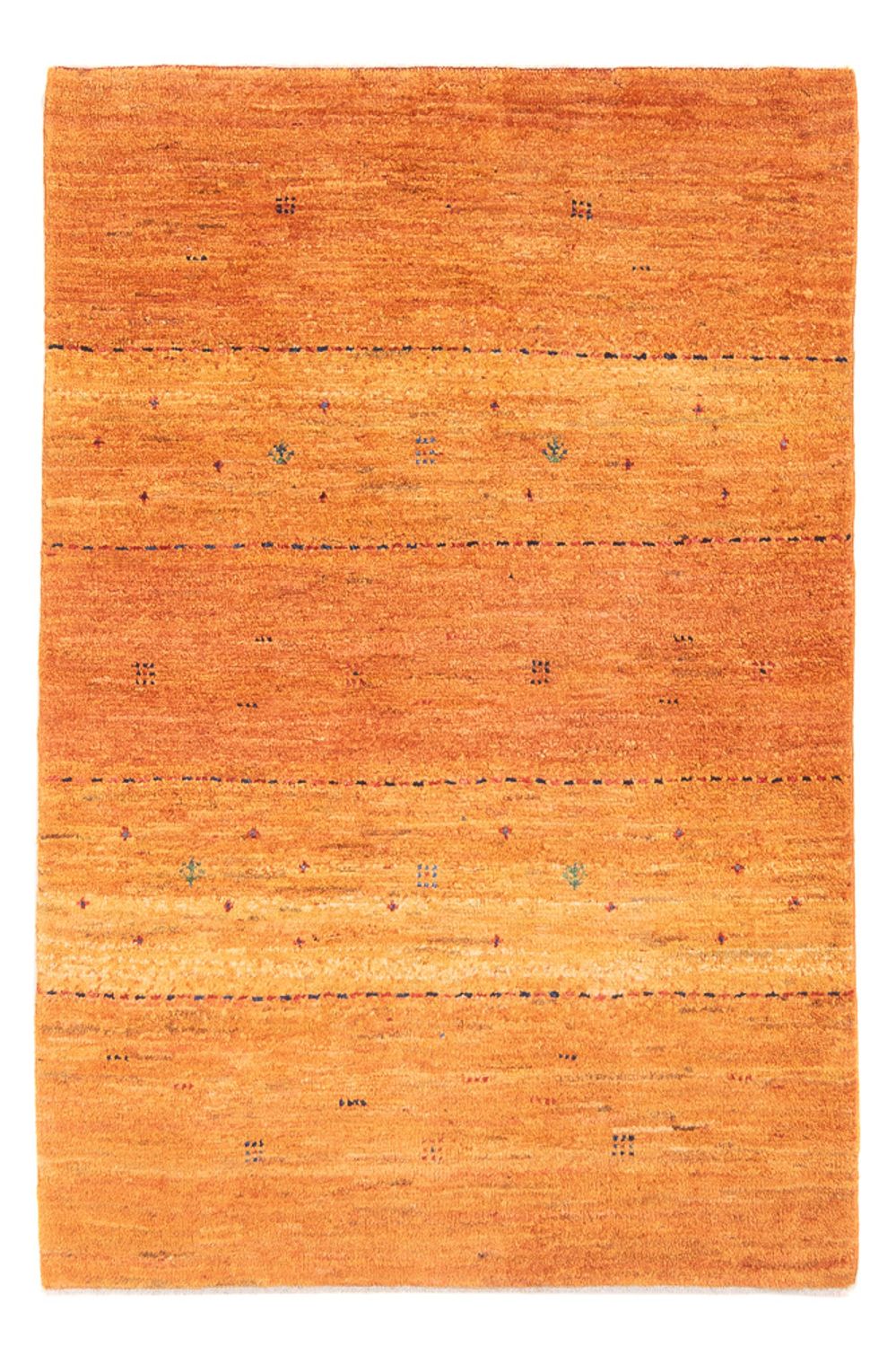 Gabbeh Teppich - Perser - 142 x 98 cm - orange