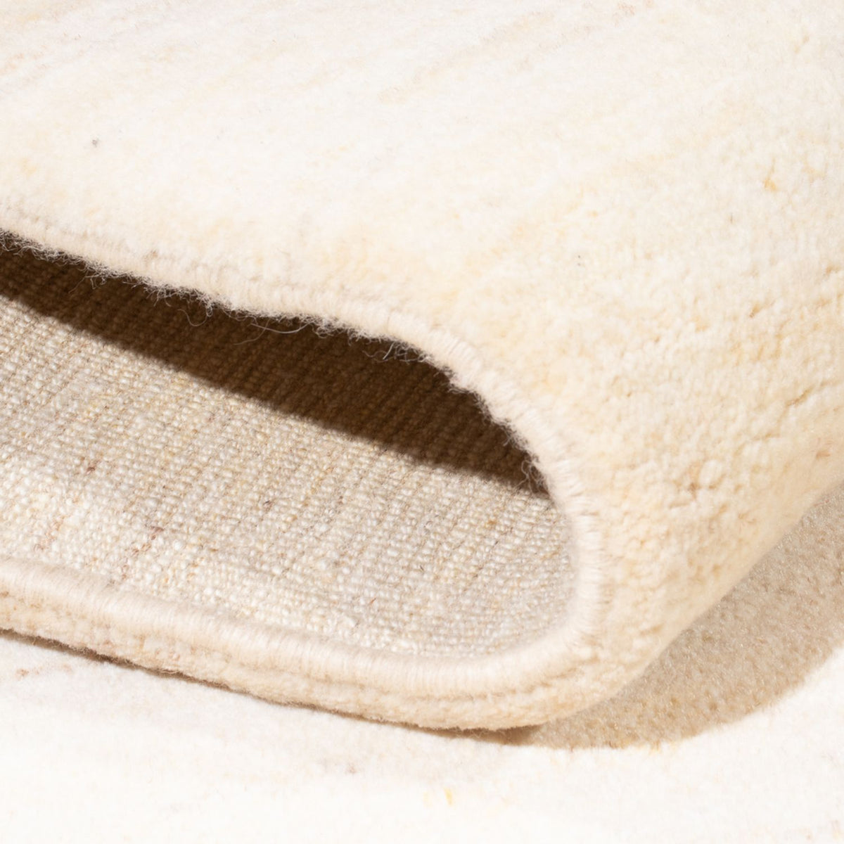 Gabbeh Teppich - Perser - 187 x 151 cm - silber