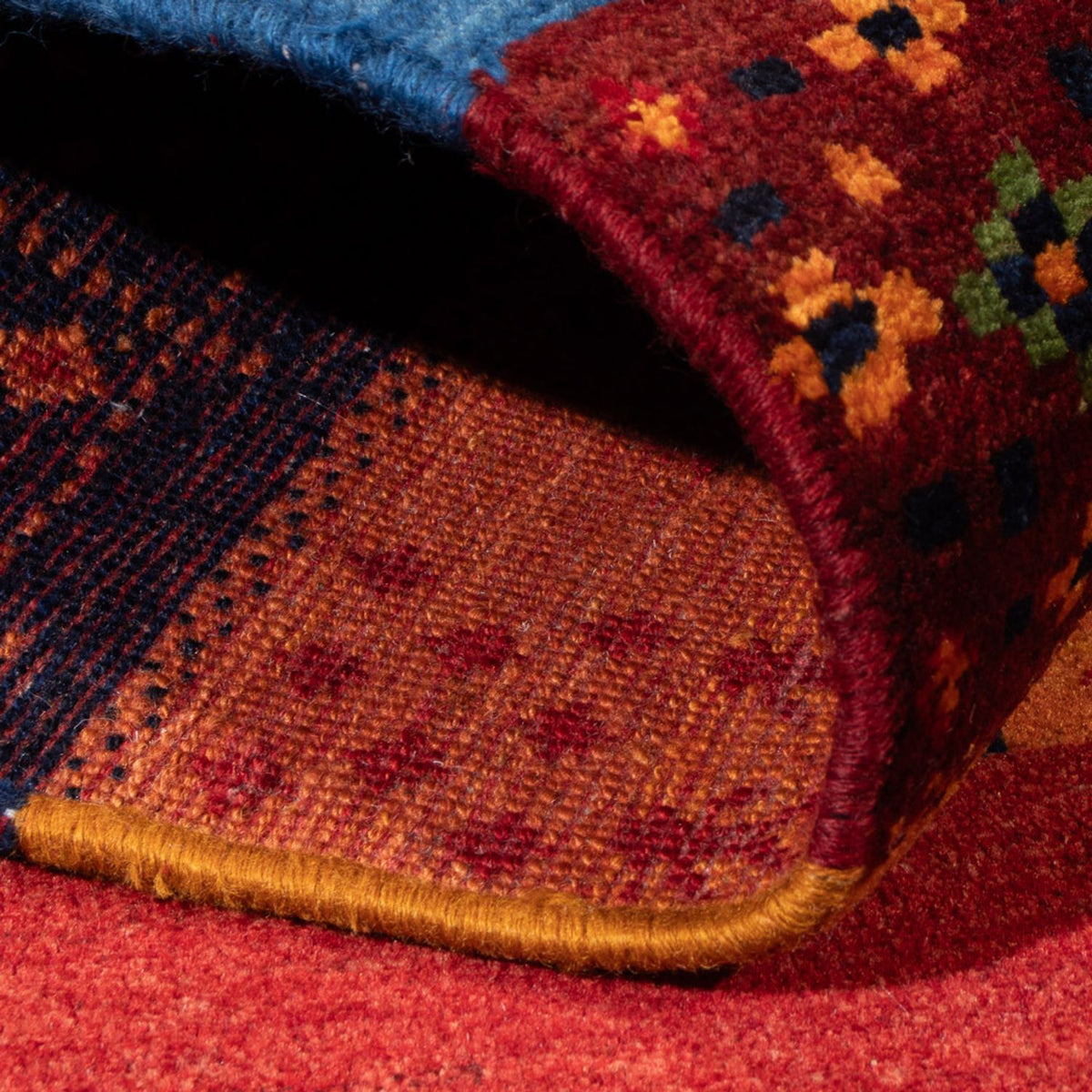 Gabbeh Teppich - Perser - 192 x 134 cm - mehrfarbig