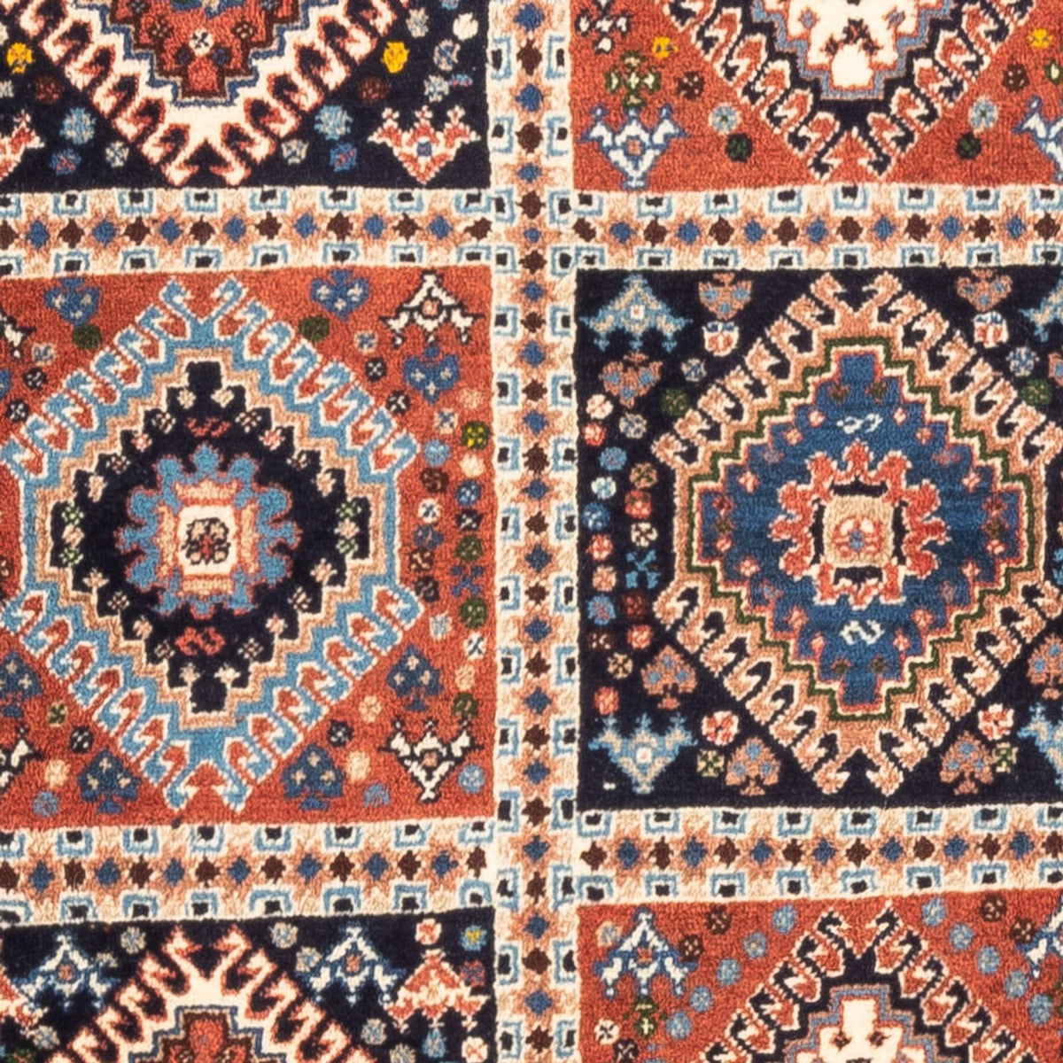 Perserteppich - Nomadic - 116 x 82 cm - mehrfarbig