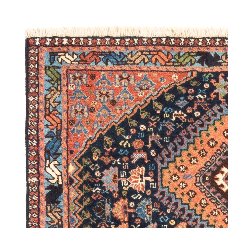 Perserteppich - Nomadic - 120 x 81 cm - dunkelblau