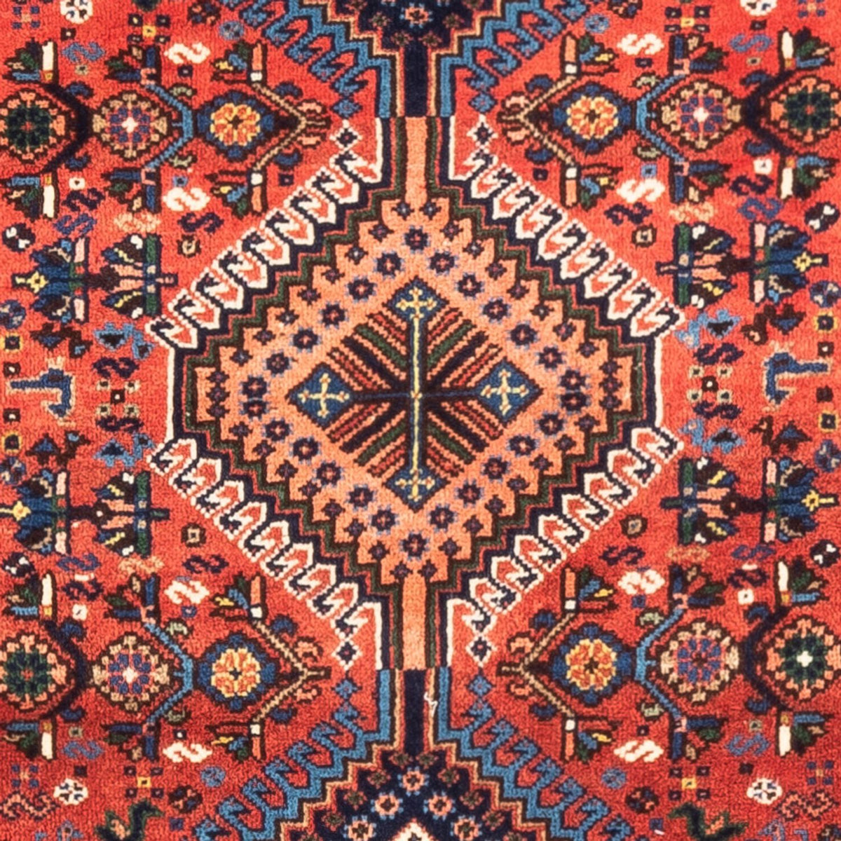 Perserteppich - Nomadic - 124 x 80 cm - rot
