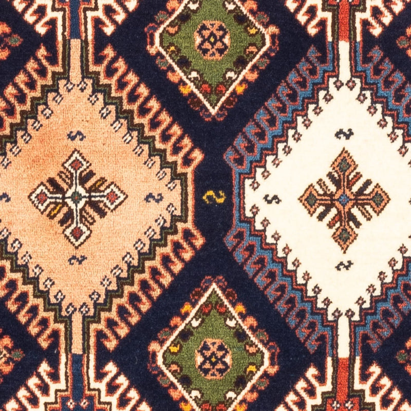 Perserteppich - Nomadic - 128 x 80 cm - mehrfarbig