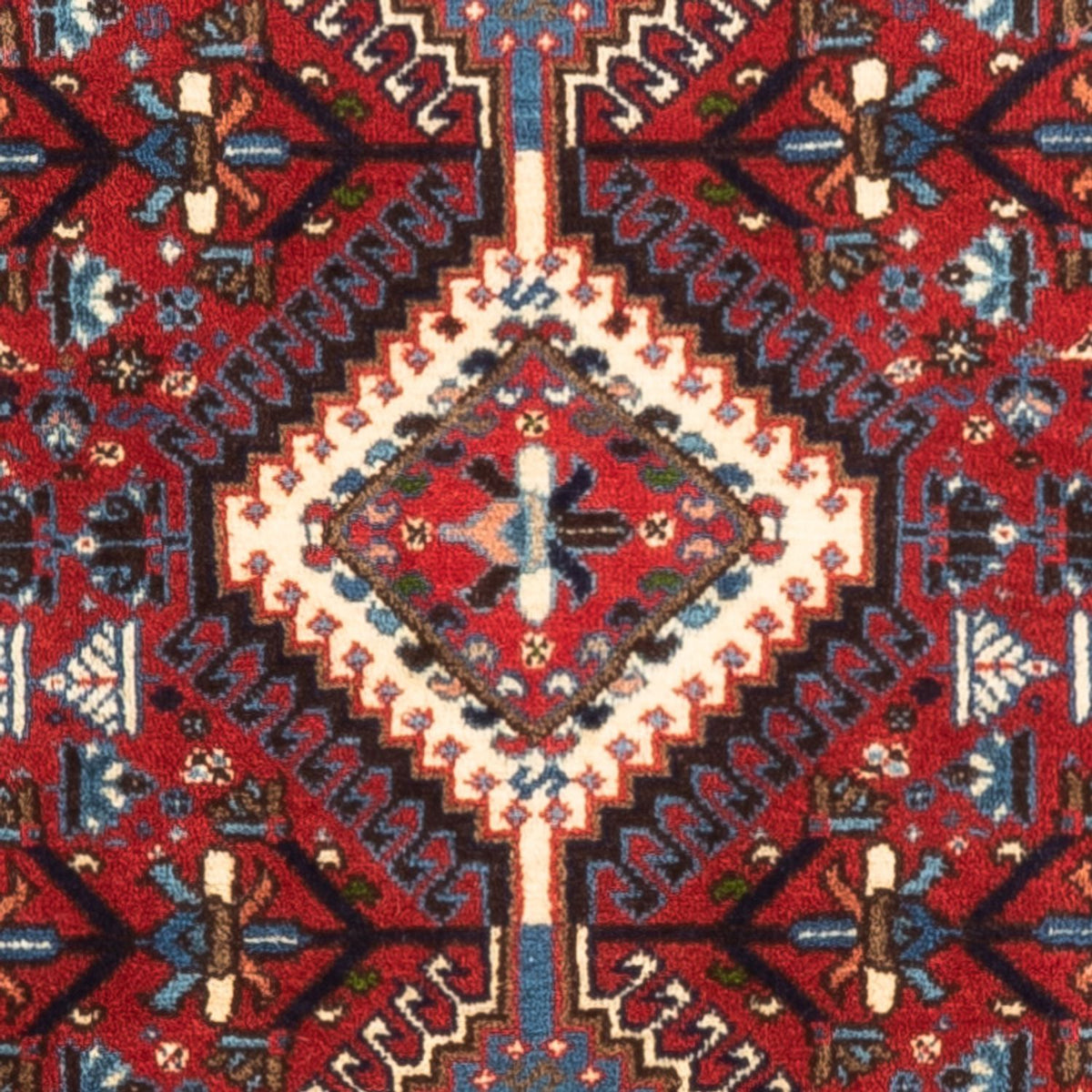 Perserteppich - Nomadic - 123 x 81 cm - rot