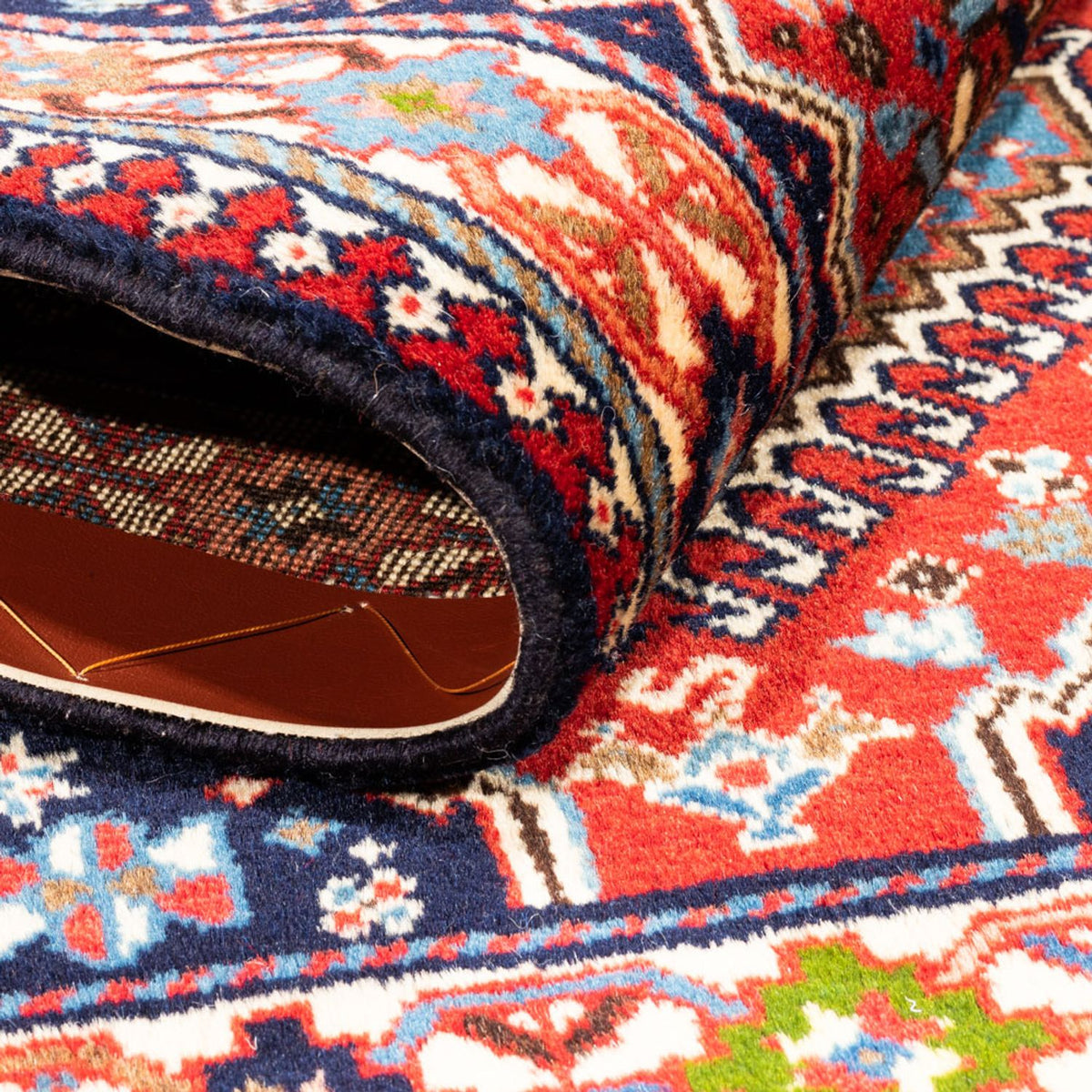 Perserteppich - Nomadic - 123 x 81 cm - rot