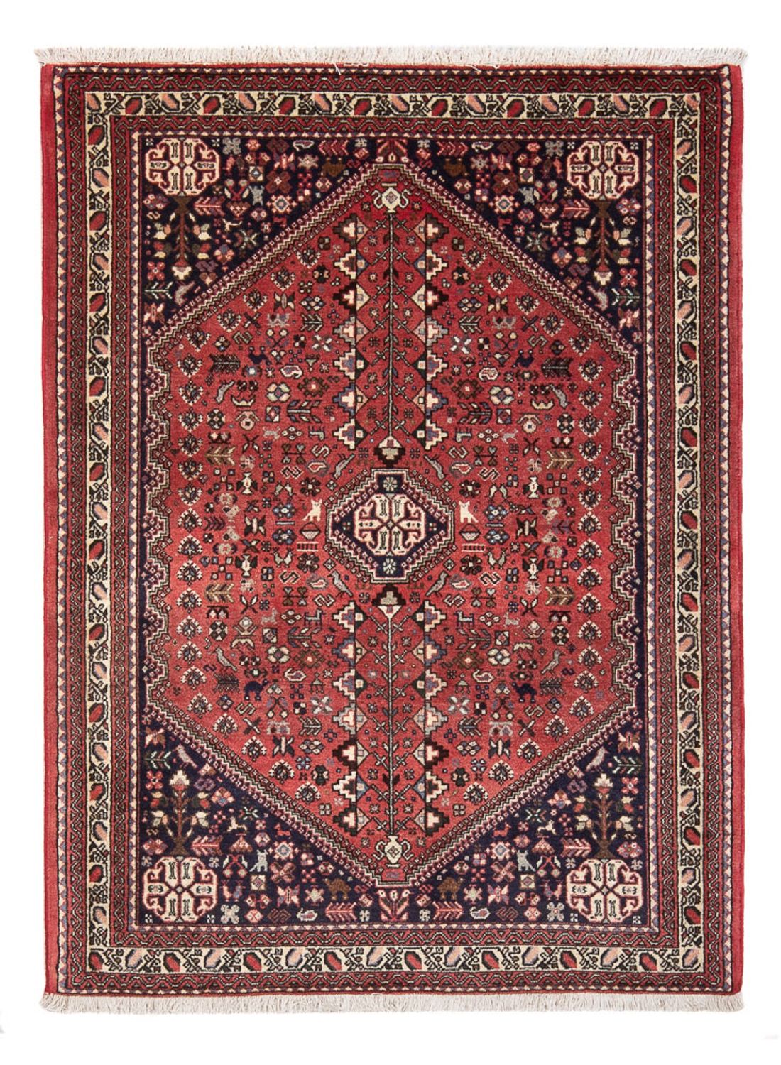 Perserteppich - Nomadic - 168 x 112 cm - rot