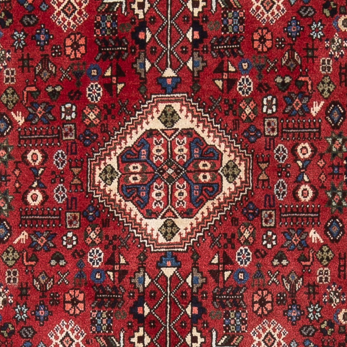 Perserteppich - Nomadic - 155 x 105 cm - rot
