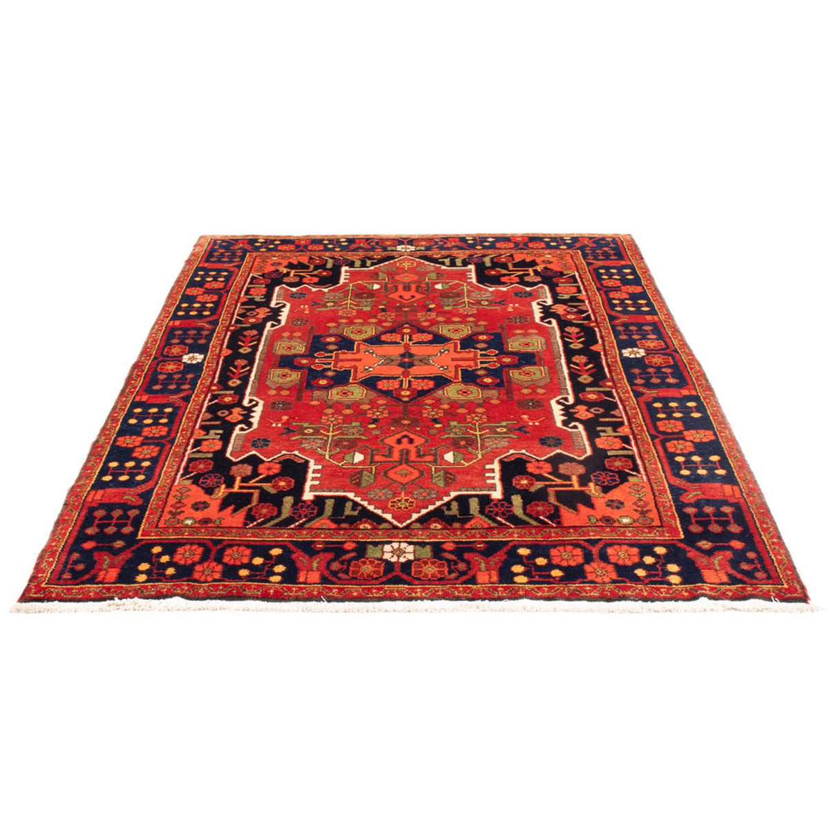 Perserteppich - Nomadic - 207 x 138 cm - rot