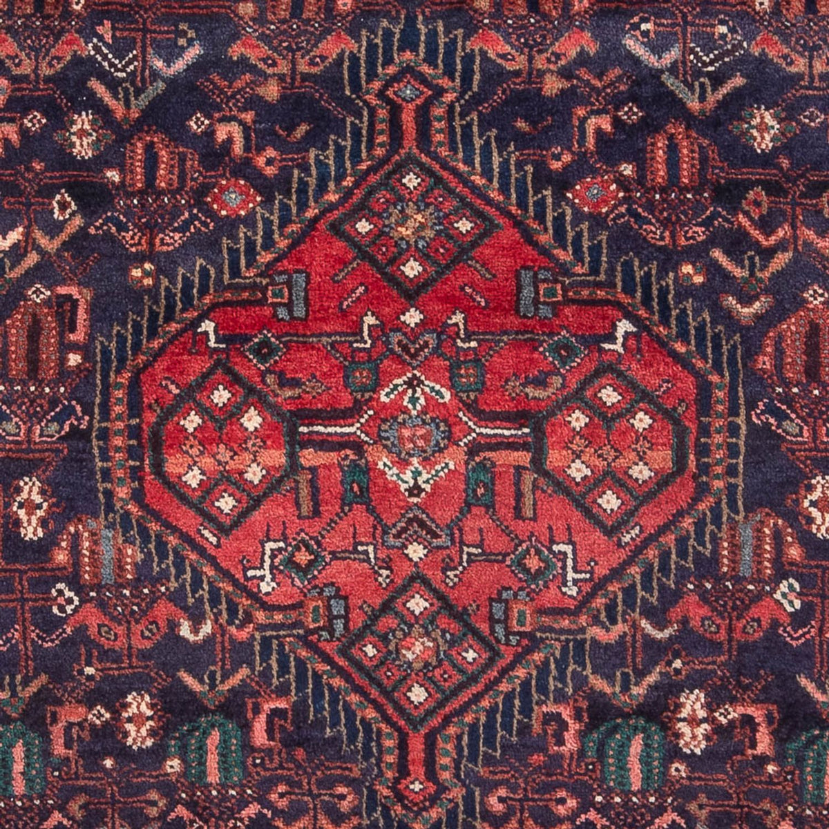 Läufer Perser - Nomadic - 233 x 112 cm - dunkelblau