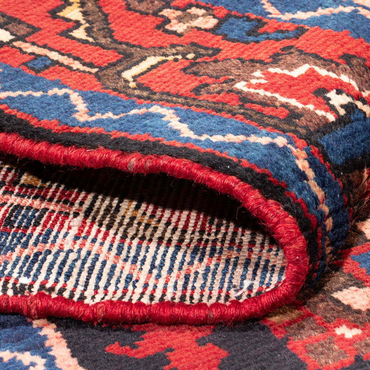 Perserteppich - Nomadic - Royal - 211 x 138 cm - dunkelblau