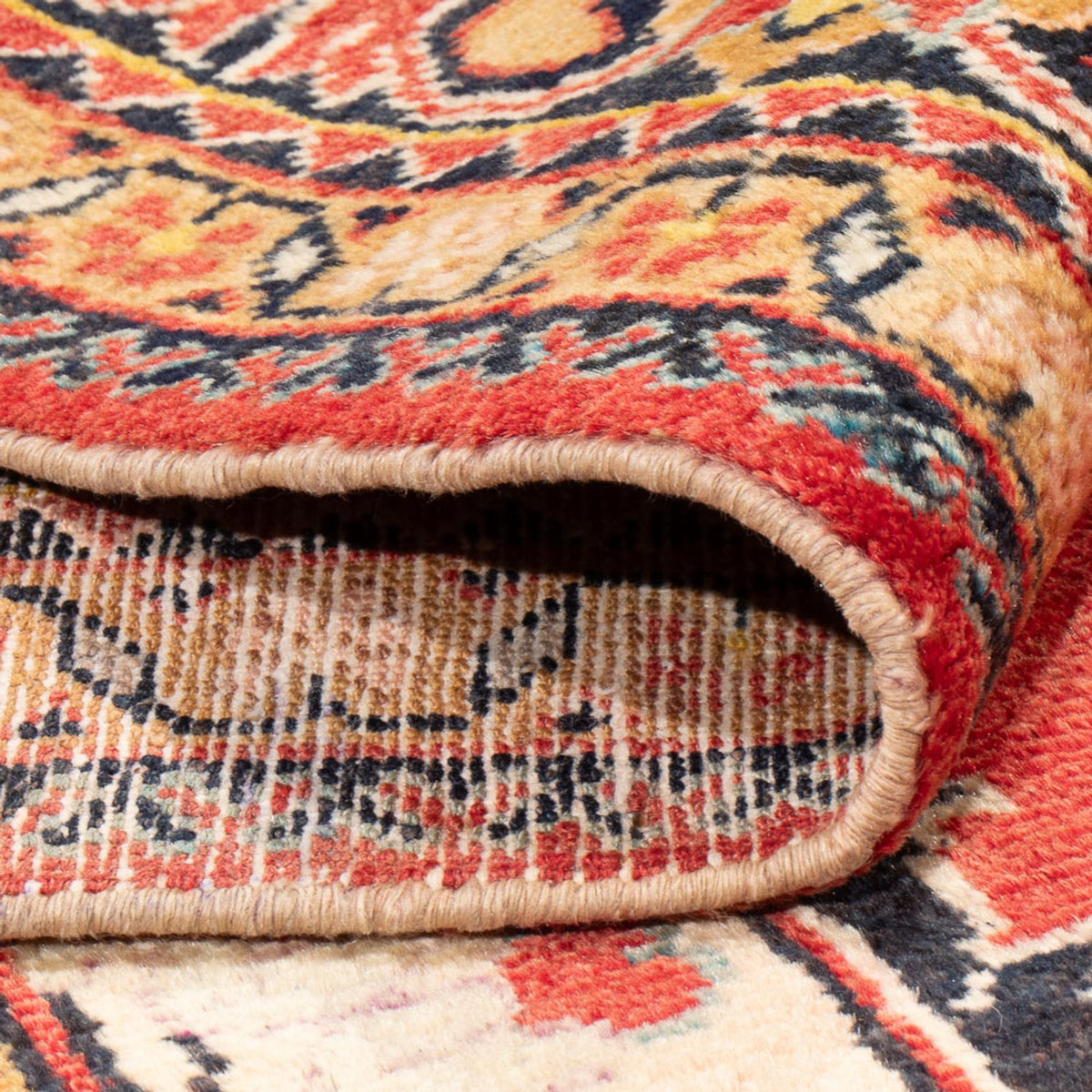 Perserteppich - Nomadic - 210 x 165 cm - rot