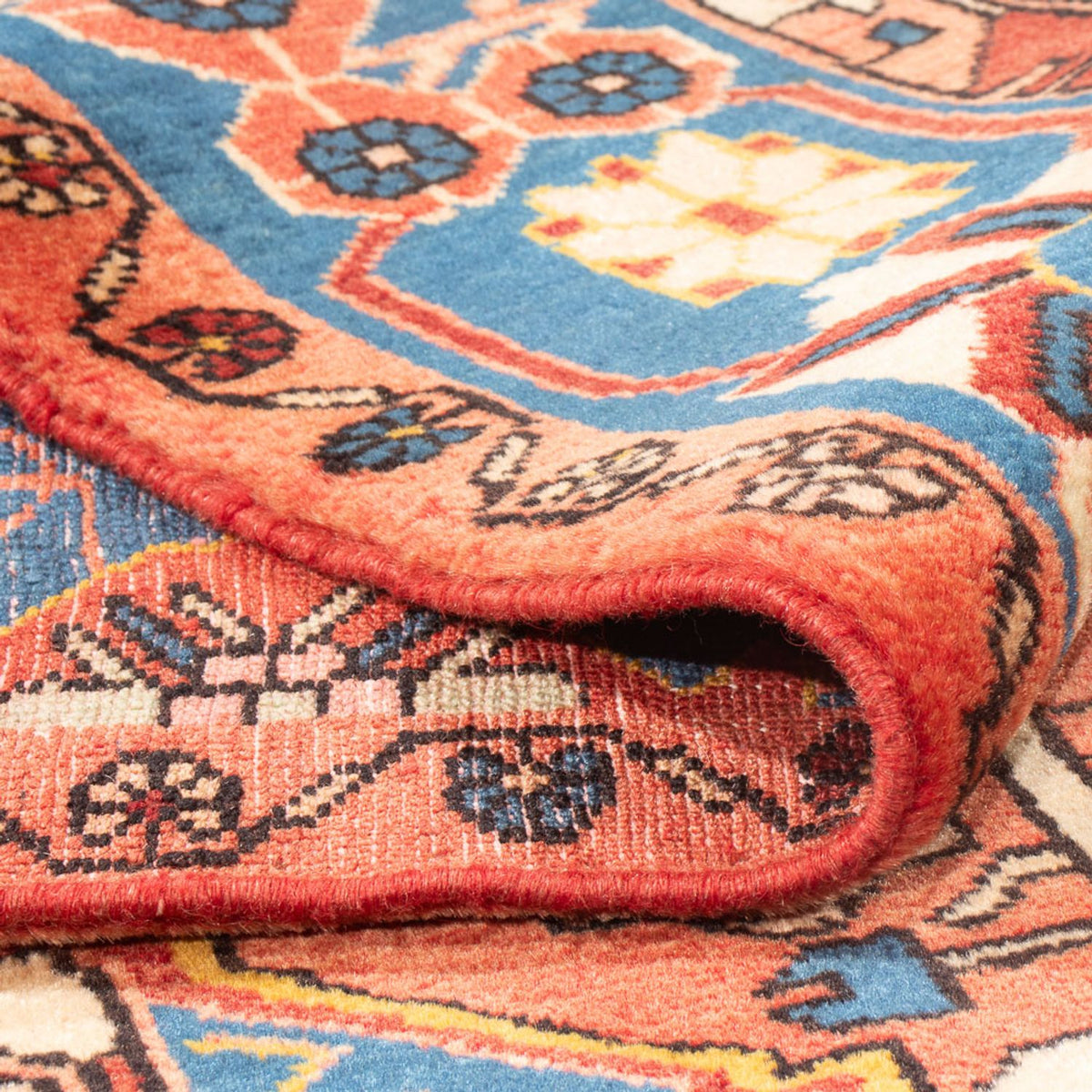 Perserteppich - Nomadic - 220 x 157 cm - hellrot