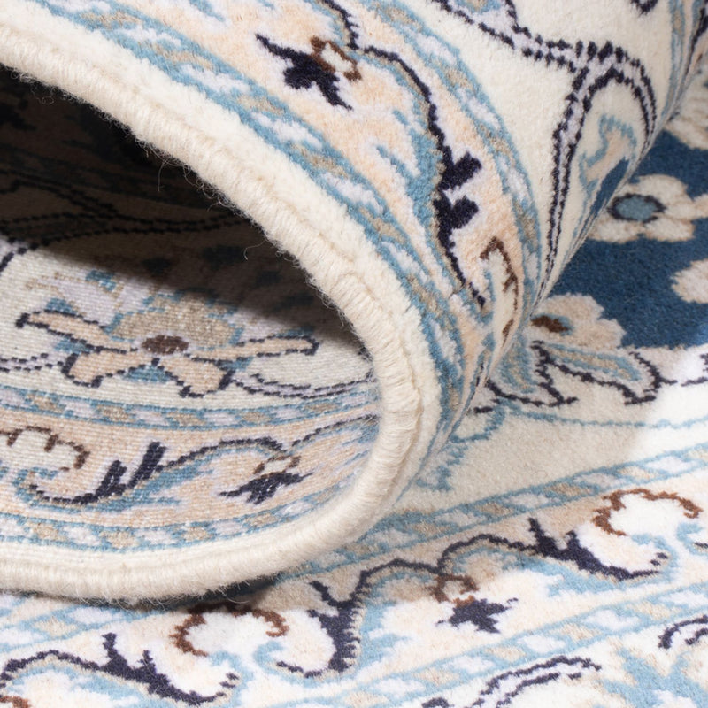 Perserteppich - Nain - Royal - 192 x 148 cm - dunkelblau