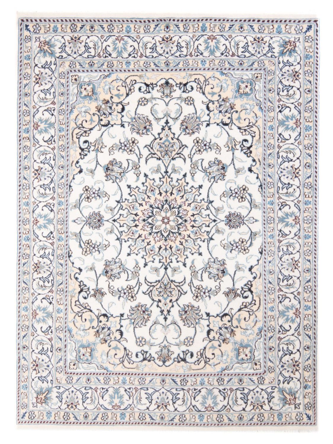 Perserteppich - Nain - Royal - 200 x 143 cm - creme