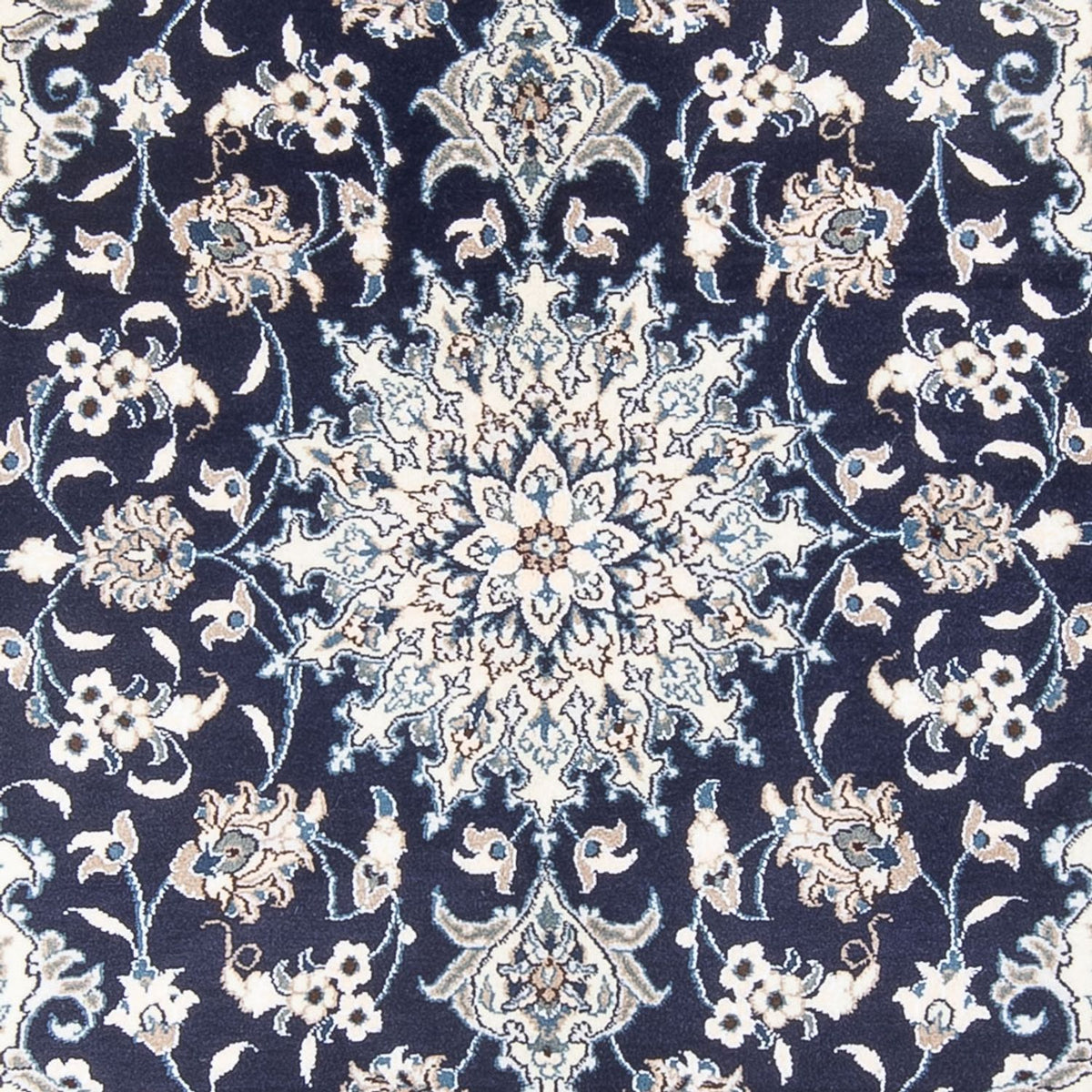 Perserteppich - Nain - Royal - 203 x 147 cm - dunkelblau