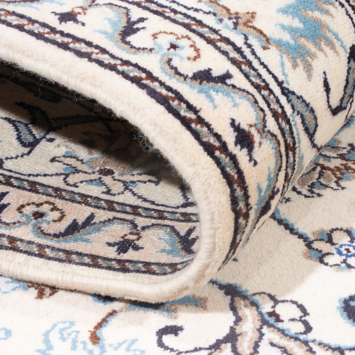 Perserteppich - Nain - Royal - 195 x 152 cm - creme