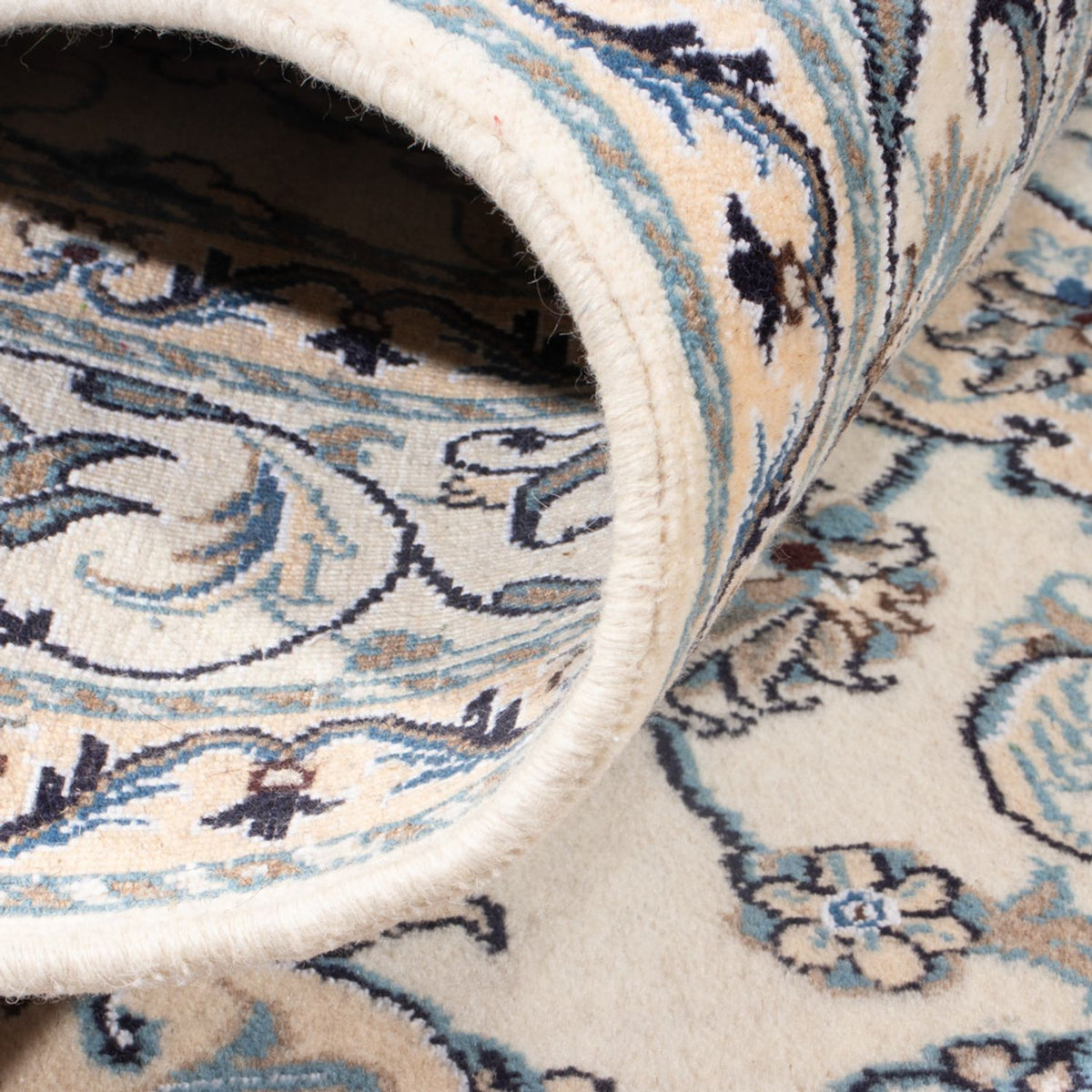 Perserteppich - Nain - Royal - 199 x 145 cm - creme