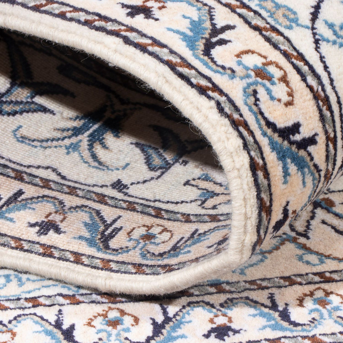 Perserteppich - Nain - Royal - 190 x 151 cm - camel