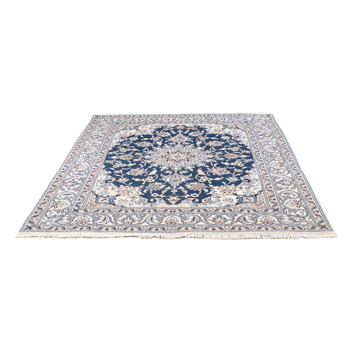 Perserteppich - Nain - Royal - 194 x 152 cm - blau