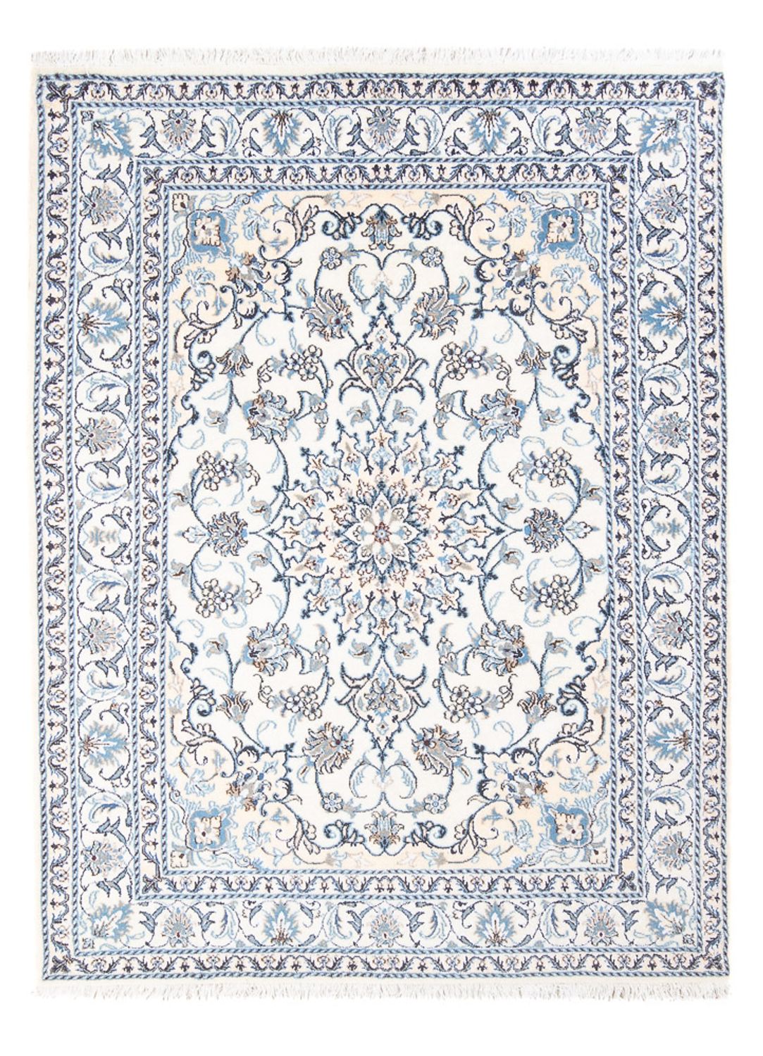 Perserteppich - Nain - Royal - 200 x 150 cm - creme