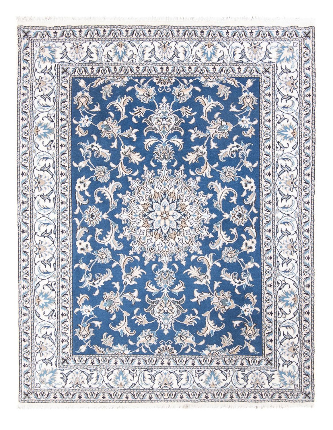 Perserteppich - Nain - Royal - 193 x 148 cm - blau