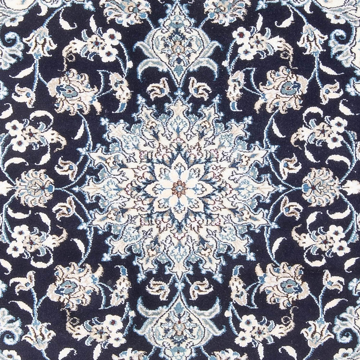 Perserteppich - Nain - Royal - 205 x 146 cm - dunkelblau