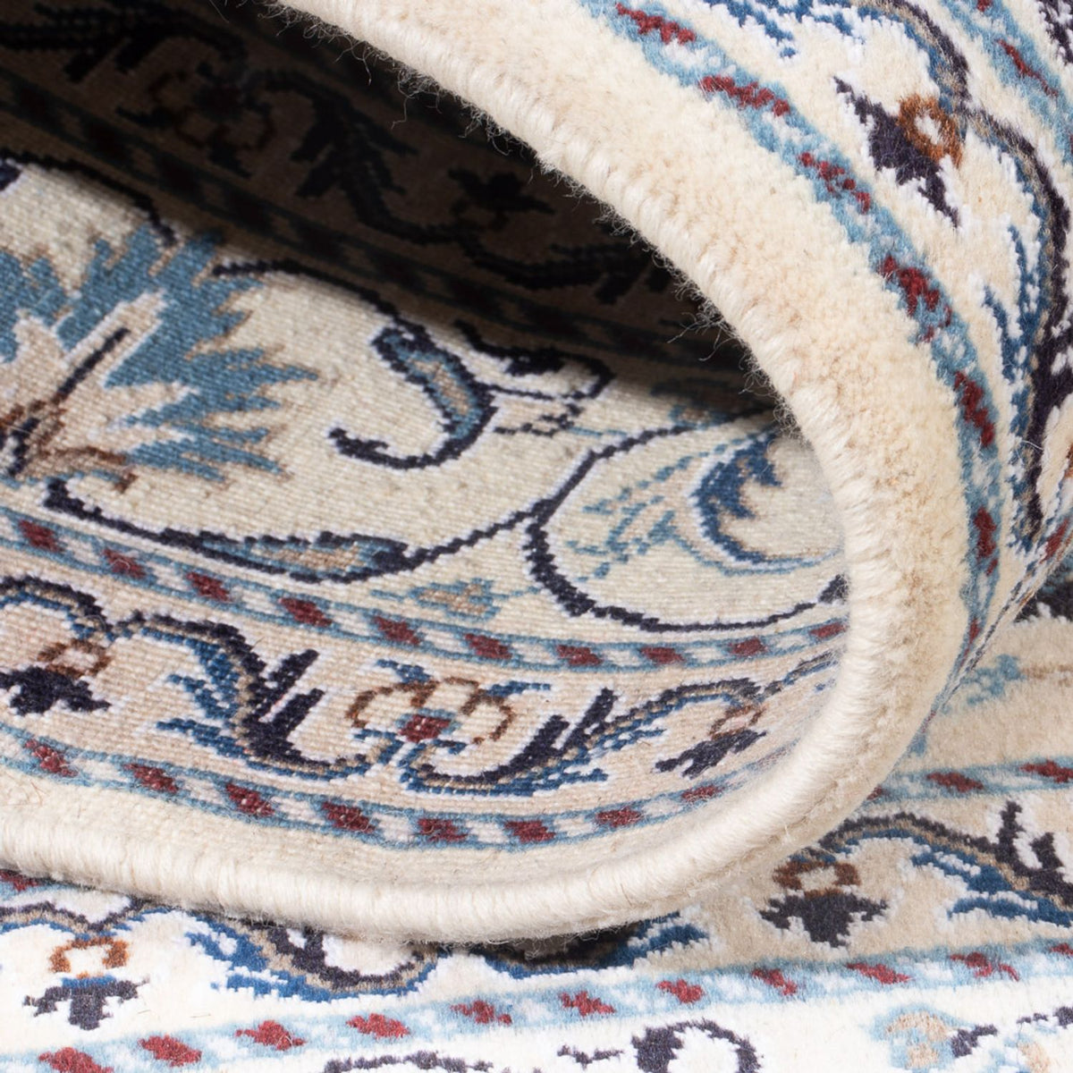 Perserteppich - Nain - Royal - 192 x 152 cm - creme