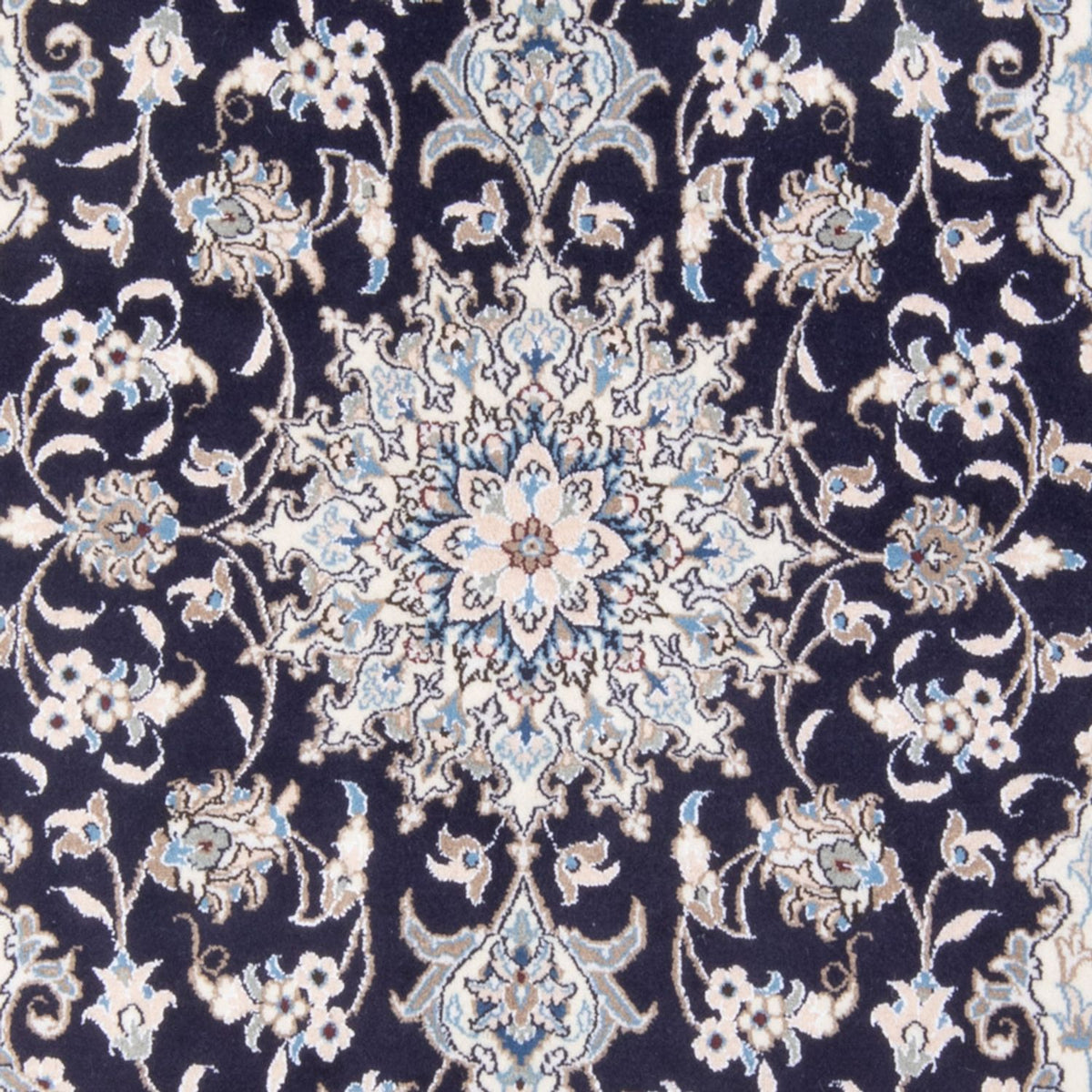 Perserteppich - Nain - Royal - 200 x 152 cm - dunkelblau