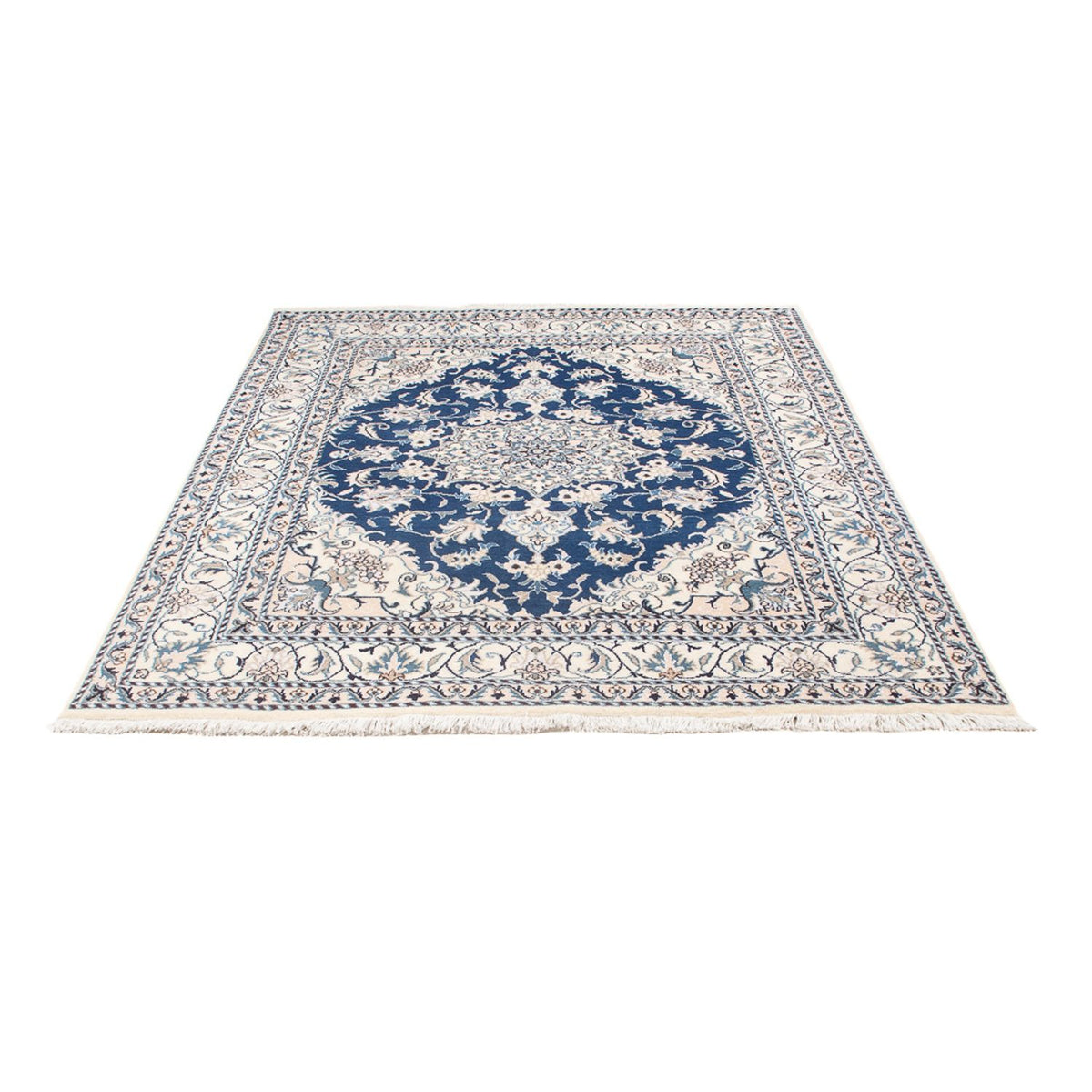 Perserteppich - Nain - Royal - 200 x 142 cm - blau