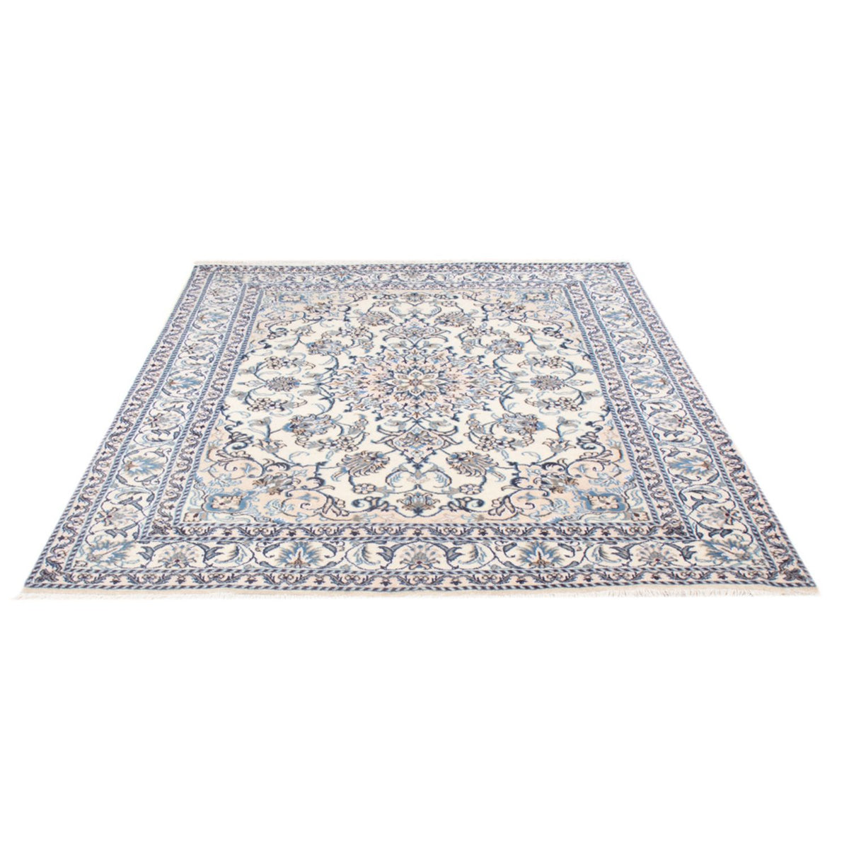 Perserteppich - Nain - Royal - 202 x 147 cm - creme