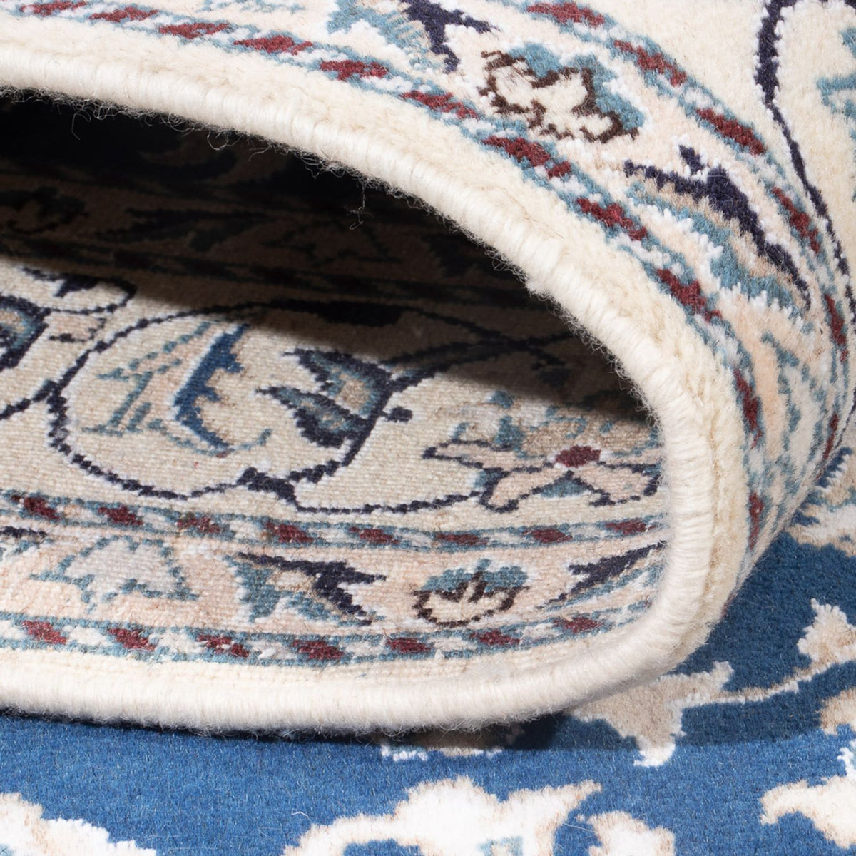 Perserteppich - Nain - Royal - 195 x 148 cm - blau