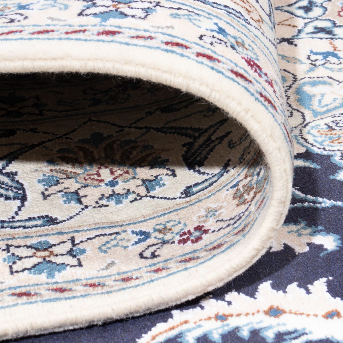 Perserteppich - Nain - 295 x 203 cm - dunkelblau