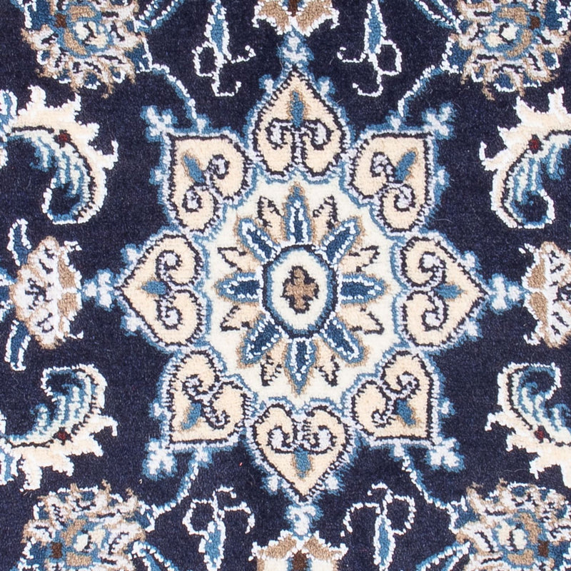 Perserteppich - Nain - Royal - 90 x 60 cm - dunkelblau