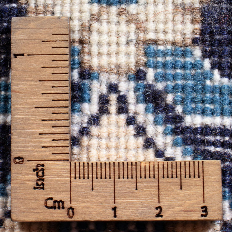 Perserteppich - Nain - Royal - 90 x 60 cm - dunkelblau