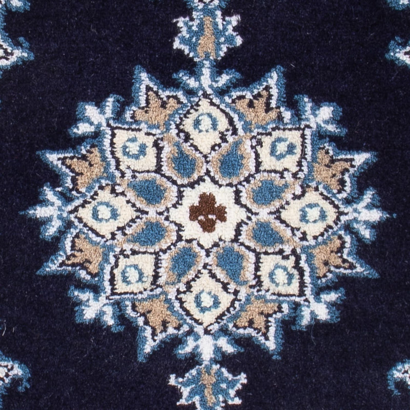 Perserteppich - Nain - Royal - 60 x 40 cm - dunkelblau