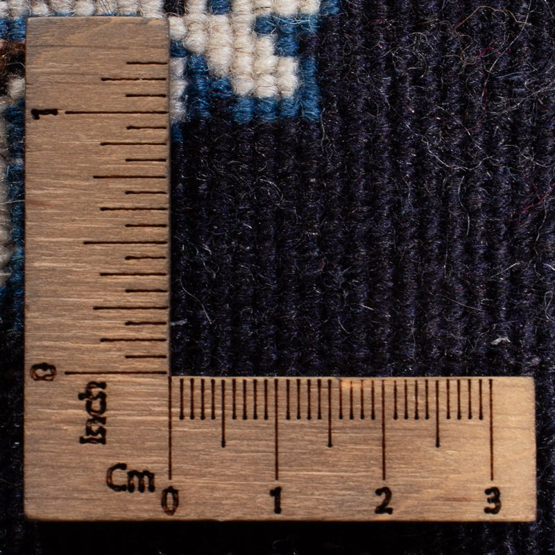 Perserteppich - Nain - Royal - 60 x 40 cm - dunkelblau