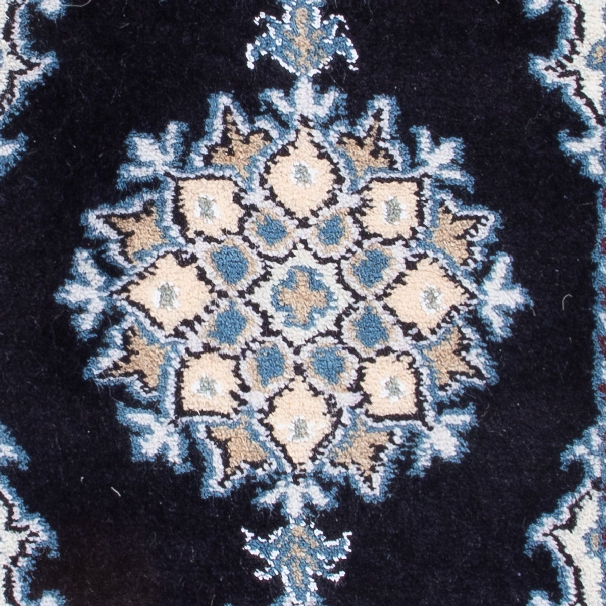 Perserteppich - Nain - Royal - 60 x 40 cm - dunkelblau