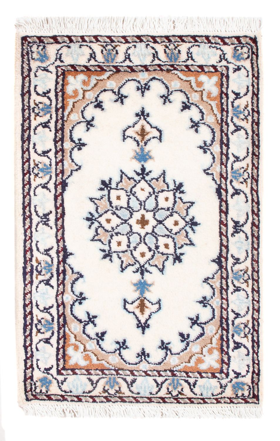 Perserteppich - Nain - Royal - 60 x 40 cm - creme