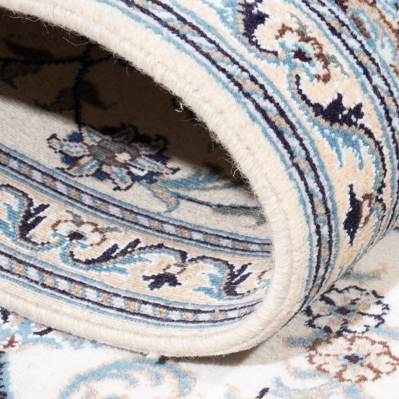 Läufer Perser - Nain - 400 x 80 cm - silber