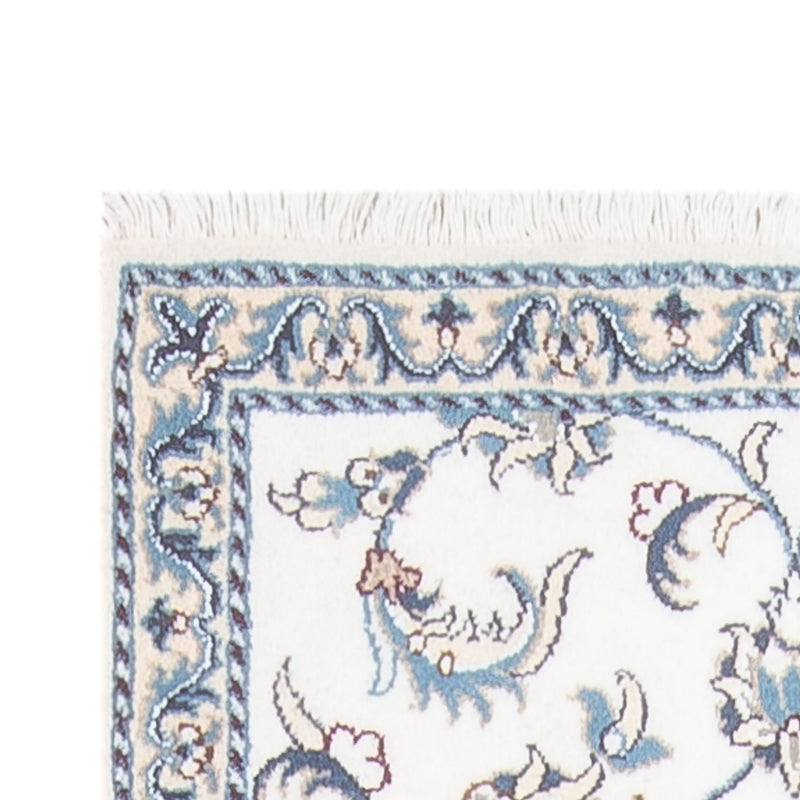 Läufer Perser - Nain - 393 x 77 cm - silber