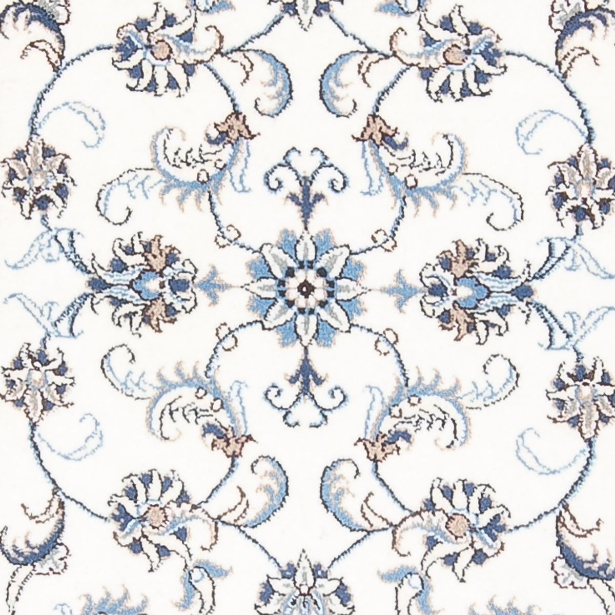 Läufer Perser - Nain - 288 x 78 cm - silber