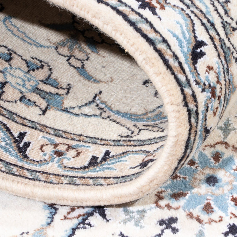 Läufer Perser - Nain - 197 x 75 cm - silber